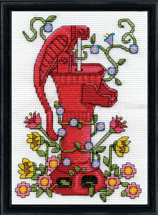 Water Pump Counted Cross Stitch Kit